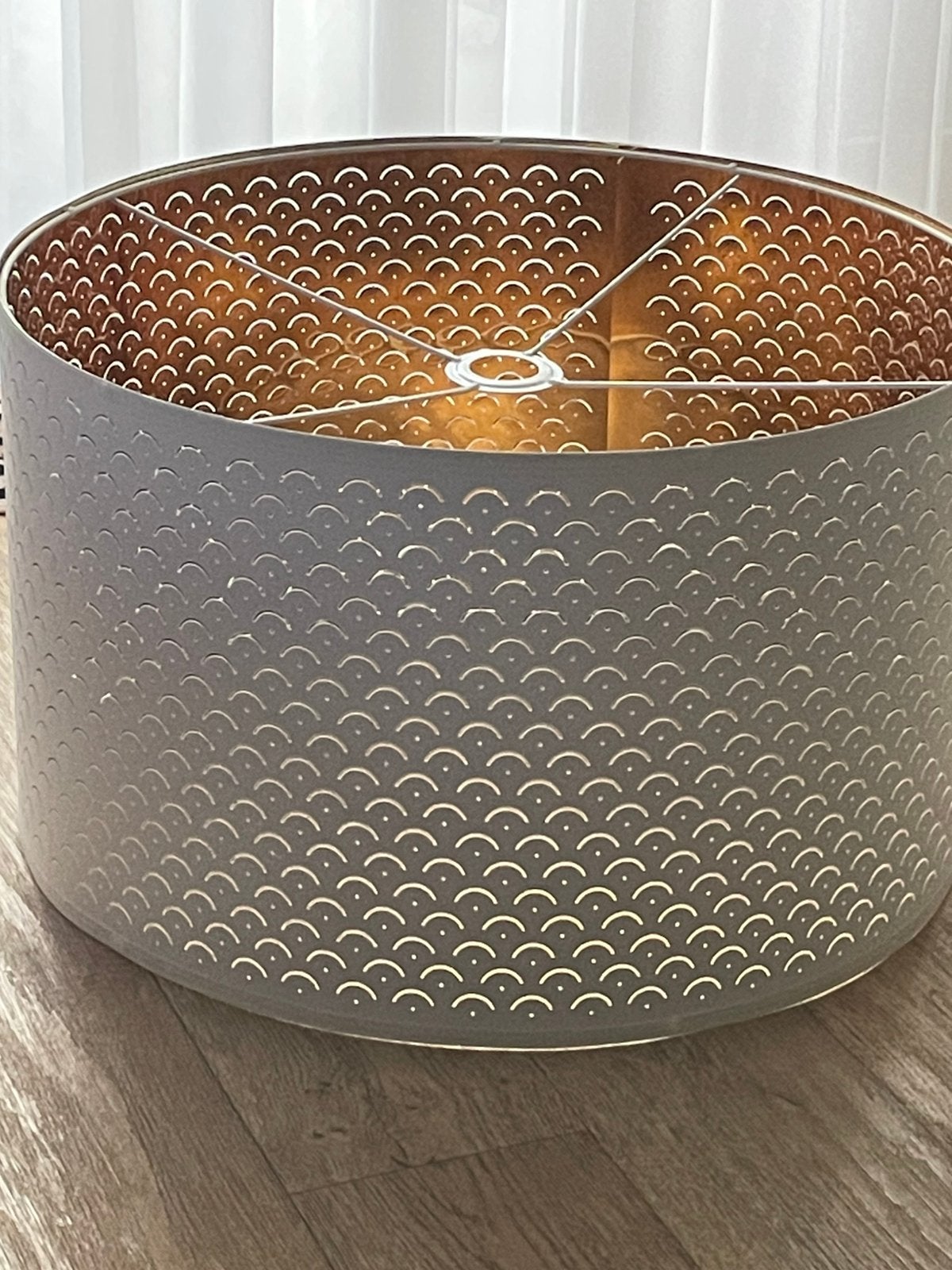 Ikea lampenkap nymo, Ophalen, 25 tot 50 cm, Wit, Rond