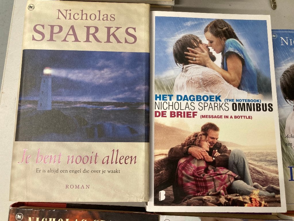 T.K. 2 boeken van Nicholas Sparks zie actuele lijst + DVD s, Ophalen of Verzenden, Gelezen, Nicholas Sparks, Wereld overig