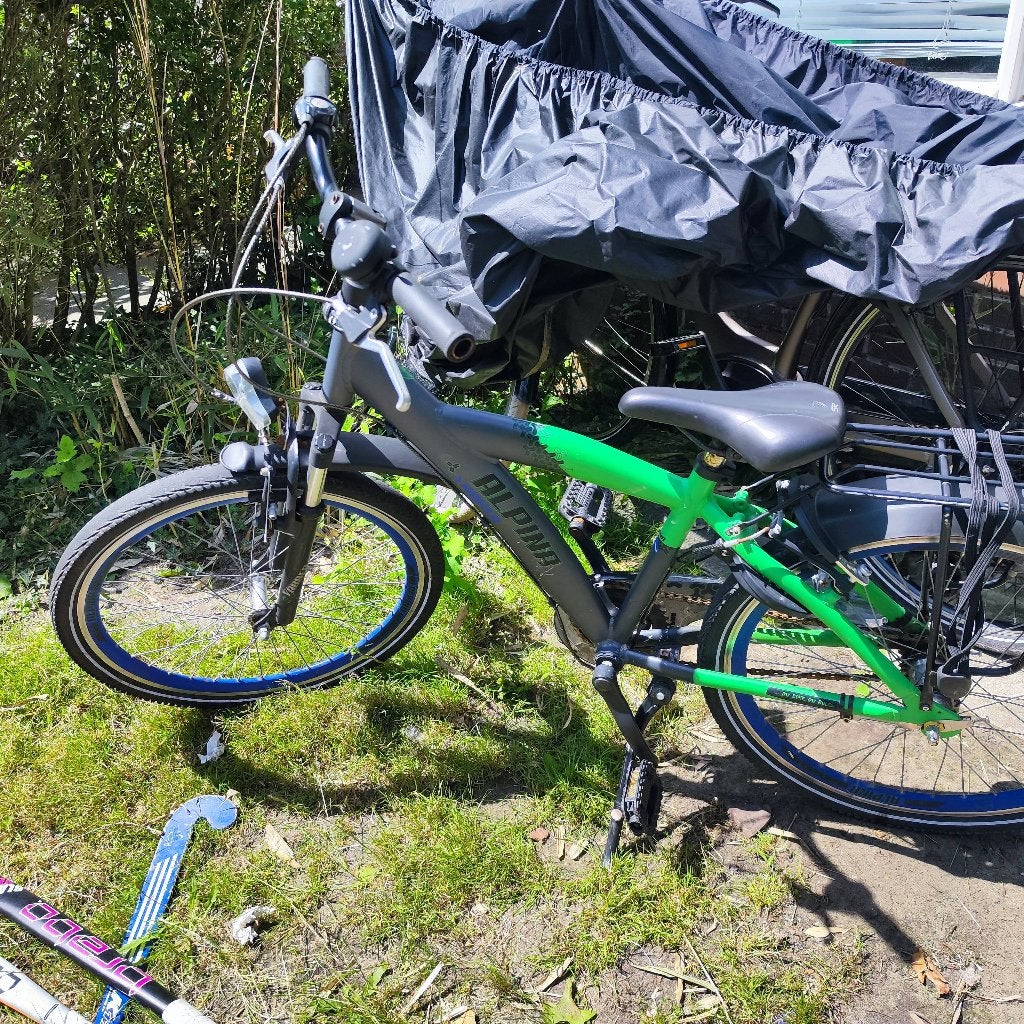 Alpina jongens fiets 26 inch groen, Fietsen en Brommers, Fietsen | Jongens, Terugtraprem, Gebruikt, ALPINA, Versnellingen
