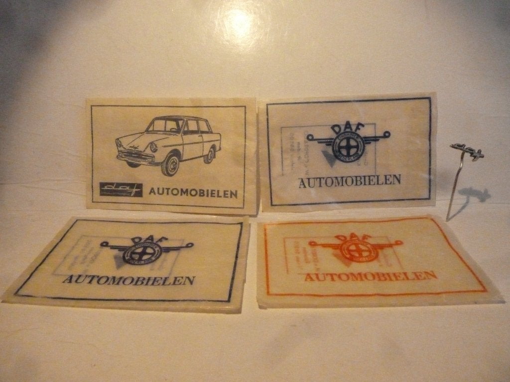 DAF - DAF - DAF - DAF - DAF - DAF SUIKERZAKJES + SPELDJE, Ophalen of Verzenden, Nederland