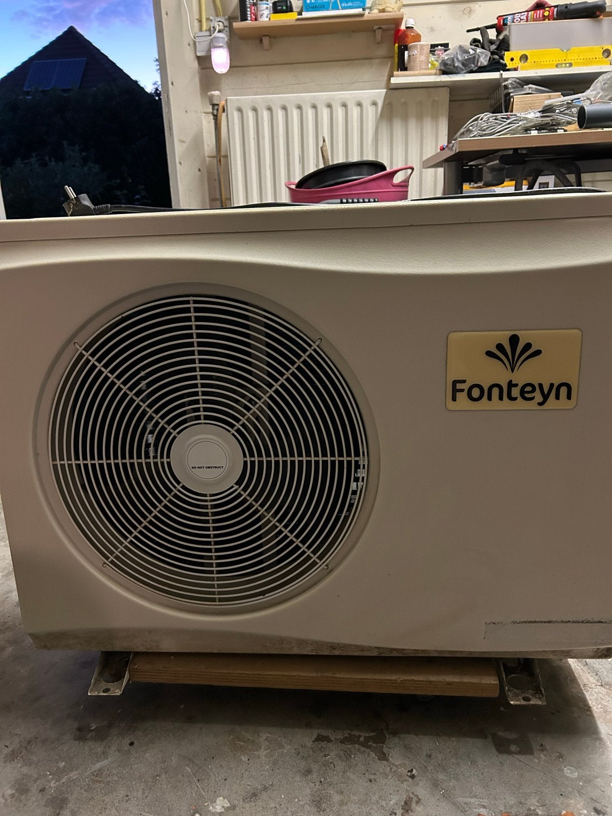 Fonteyn Greenline 9 Zwembad/Jacuzzi Warmtepomp, Ophalen, Gebruikt, Overige typen