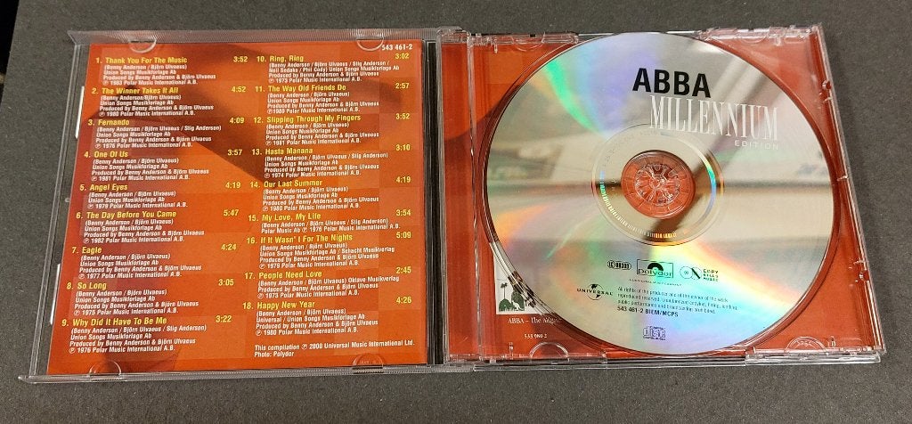 ABBA CD The Millennium Edition 2000 REMASTERED, Verzenden, Zo goed als nieuw, Pop, Album