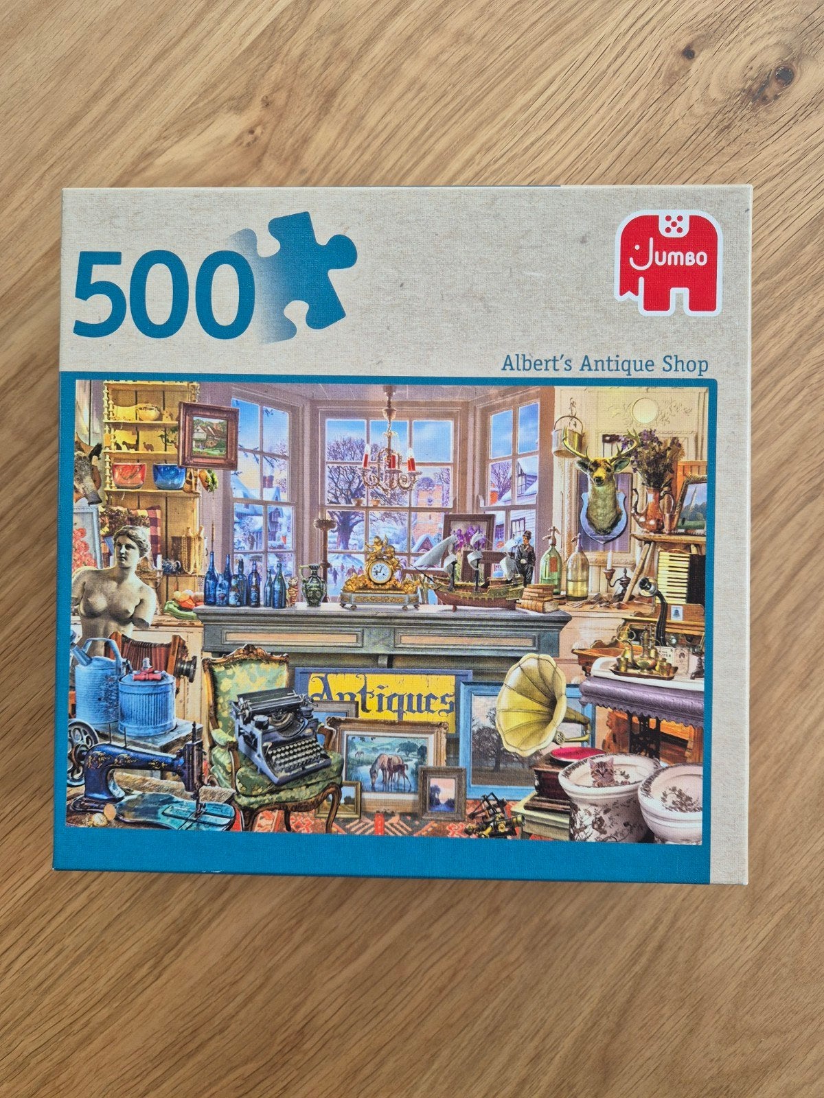 Jumbo Legpuzzel 500 Stukjes - Albert's Antique Shop, Ophalen of Verzenden, 500 t/m 1500 stukjes, Gebruikt, Legpuzzel
