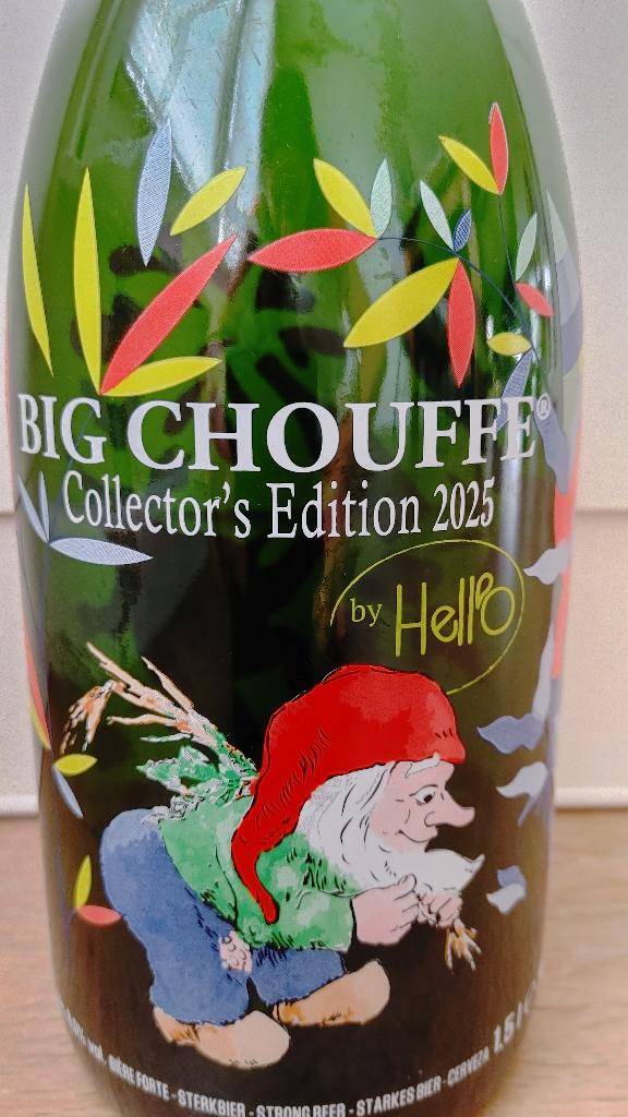 Gratis XL-bierfles La Chouffe - collectors item, Ophalen of Verzenden, Zo goed als nieuw, Flesje(s), Overige merken