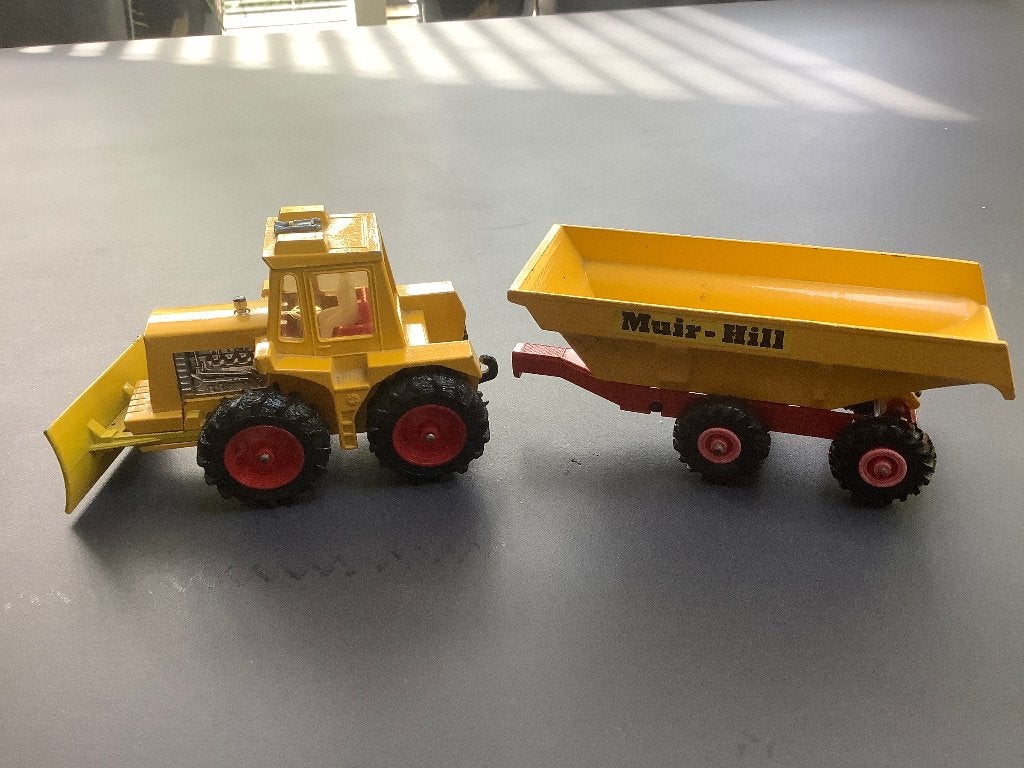 Matchbox Super Kings K-5 - Muir-Hill (1972), Ophalen of Verzenden, Gebruikt