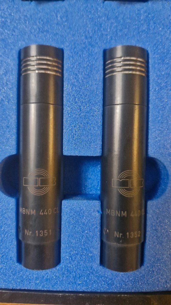 MBNM CL440 matched pair (Haun MBC 440), Muziek en Instrumenten, Ophalen of Verzenden, Gebruikt, Instrumentmicrofoon