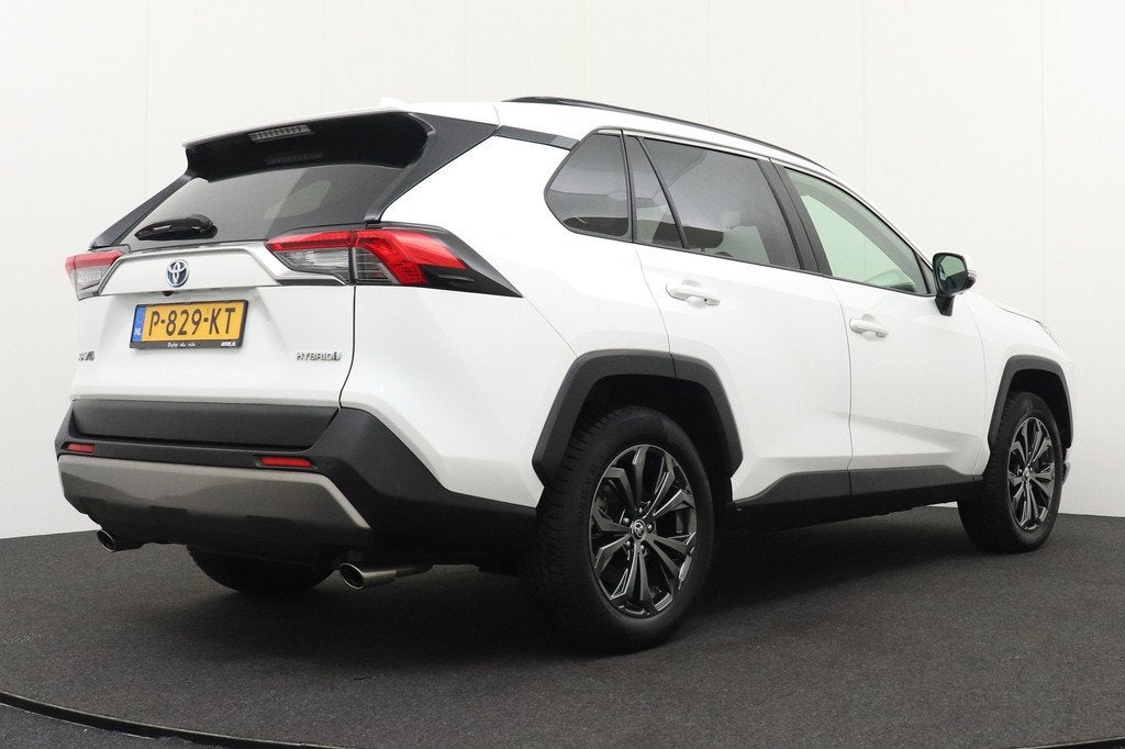 Toyota RAV4 2.5 Hybrid Business+ JBL 360* Camera Leder, Auto's, Gebruikt, 4 cilinders, 2487 cc, Wit