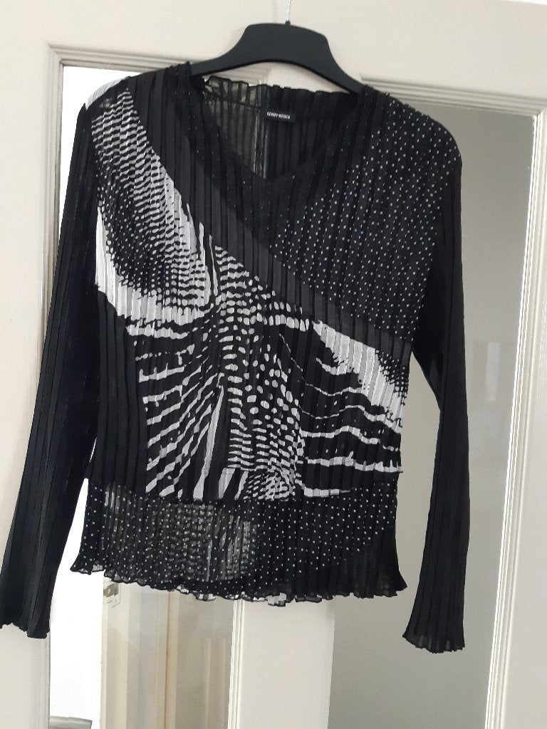 nieuwe Gerry Weber blouse, mooi!, Ophalen, Nieuw, Maat 38/40 (M), Zwart