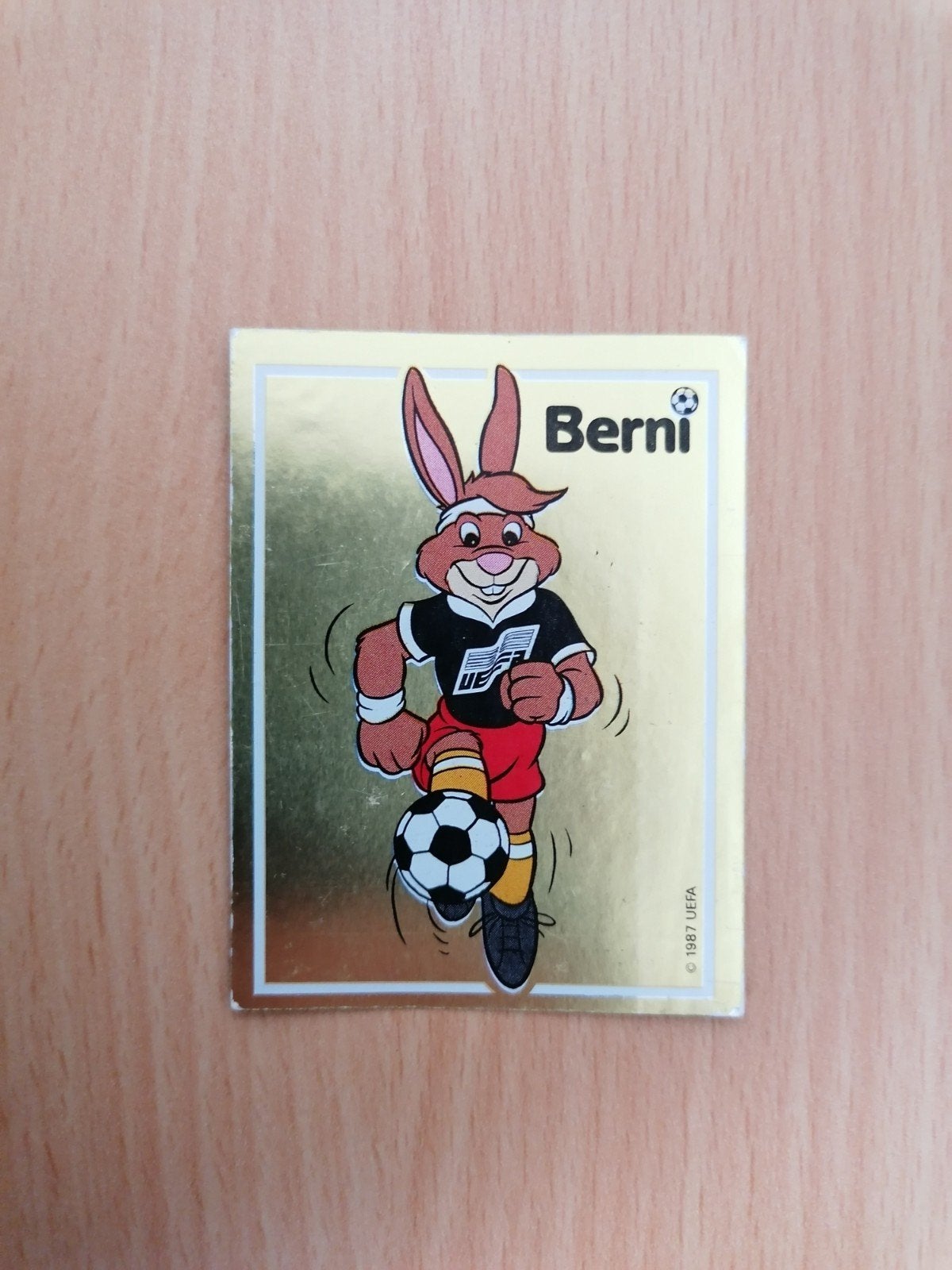 Panini Euro 88 #39 Berni Mascotte., Ophalen of Verzenden, Zo goed als nieuw