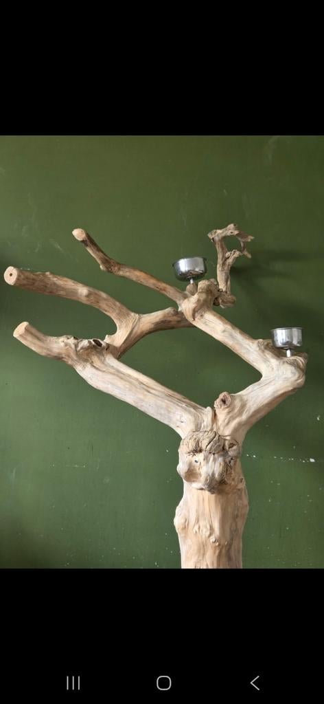Java boom groot., Dieren en Toebehoren, Vogels | Hokken en Kooien, Zo goed als nieuw, Volière, Hout, Ophalen