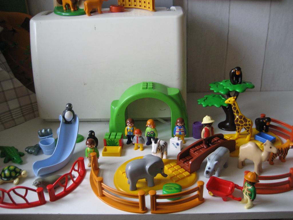 123 playmobil junior grote dierentuin safari, Ophalen of Verzenden, Zo goed als nieuw