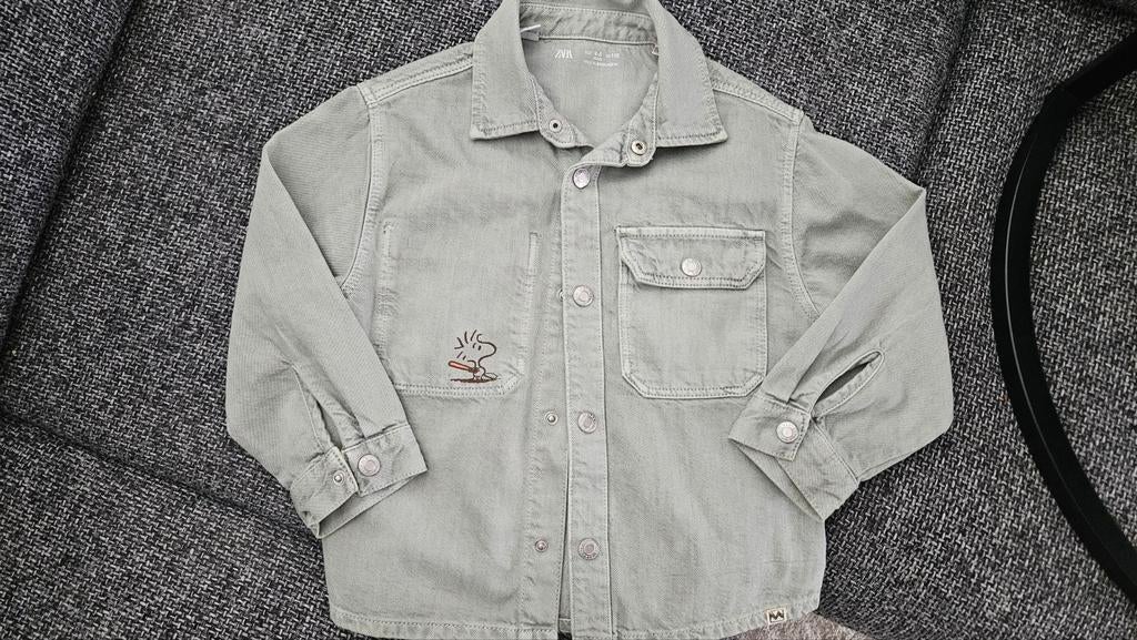 Leuke zara spijker overhemd mt 110, Ophalen, Zo goed als nieuw, Jongen, Overhemd of Blouse