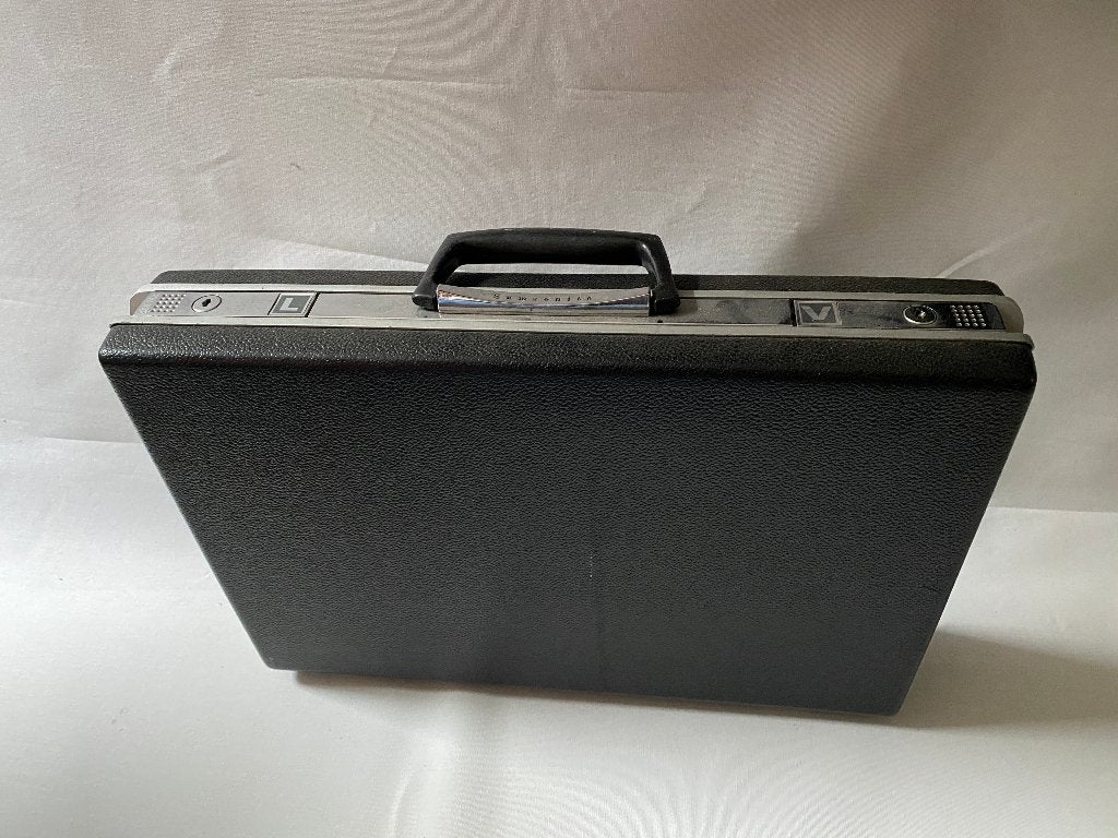Retro Samsonite attache koffertje, met 3 document of noteboo, Gebruikt, Hard kunststof, Minder dan 50 cm, Ophalen of Verzenden