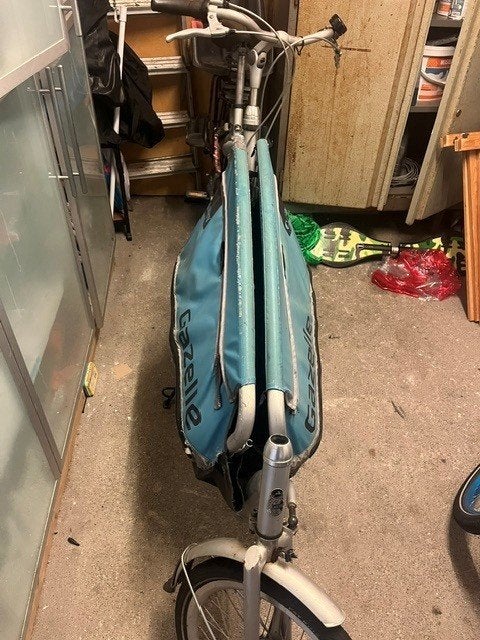 Cabby bakfiets, Ophalen, Gebruikt, Opvouwbaar, 2 kinderen