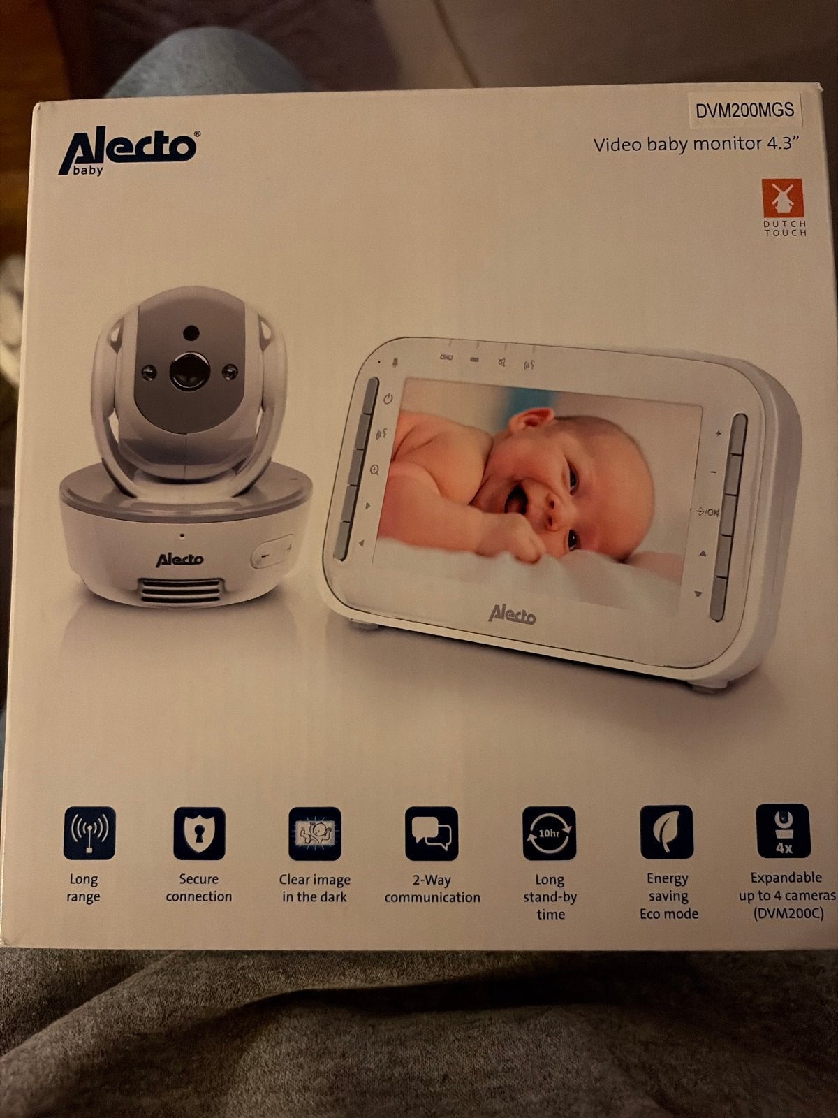 NIEUW Alecto Baby Video Babyfoon 4.3" -, Ophalen of Verzenden, Nieuw, 250 meter of meer, Camera