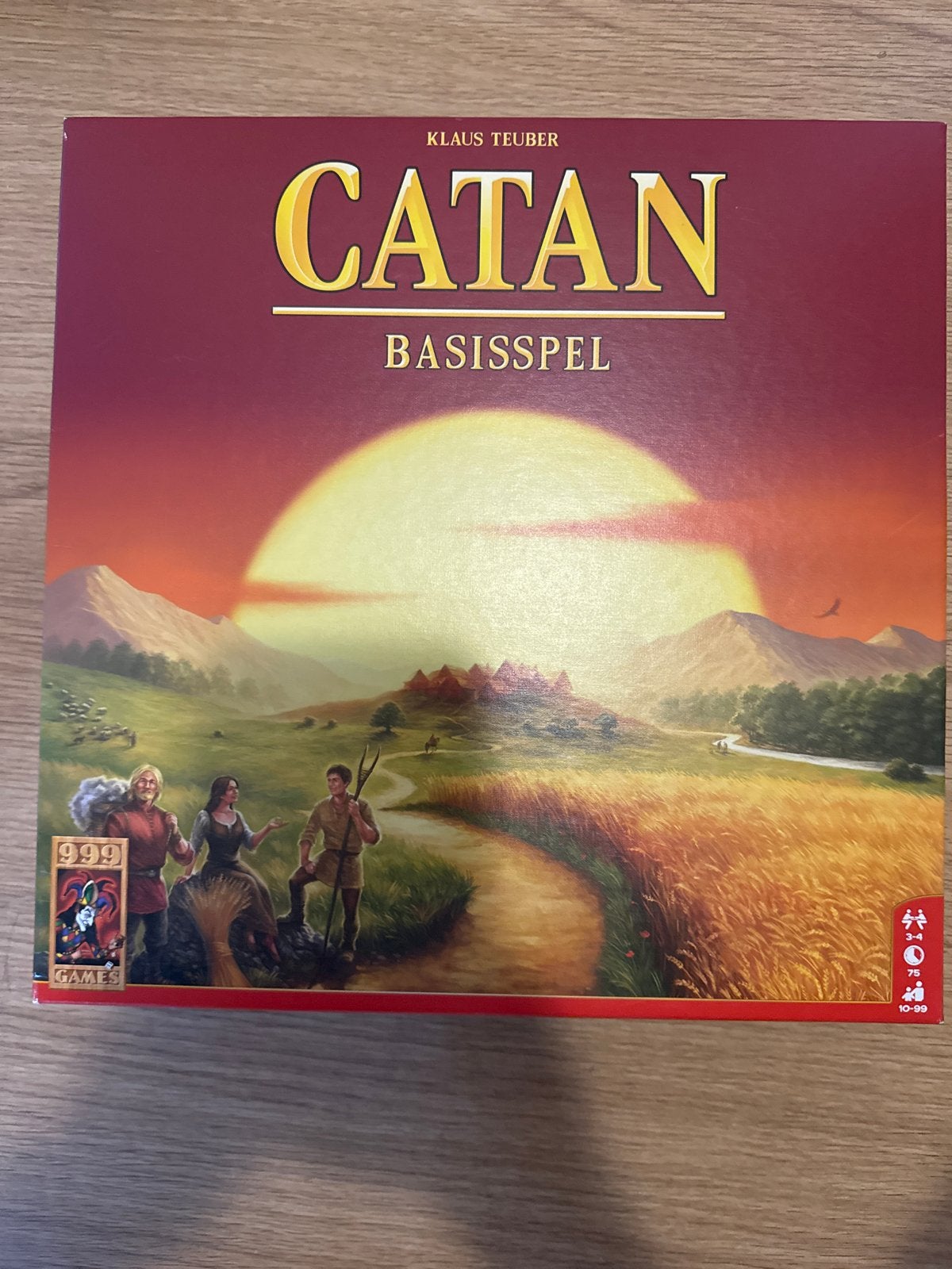Catan Basisspel - Het populaire bordspel, Drie of vier spelers, Ophalen of Verzenden, Zo goed als nieuw