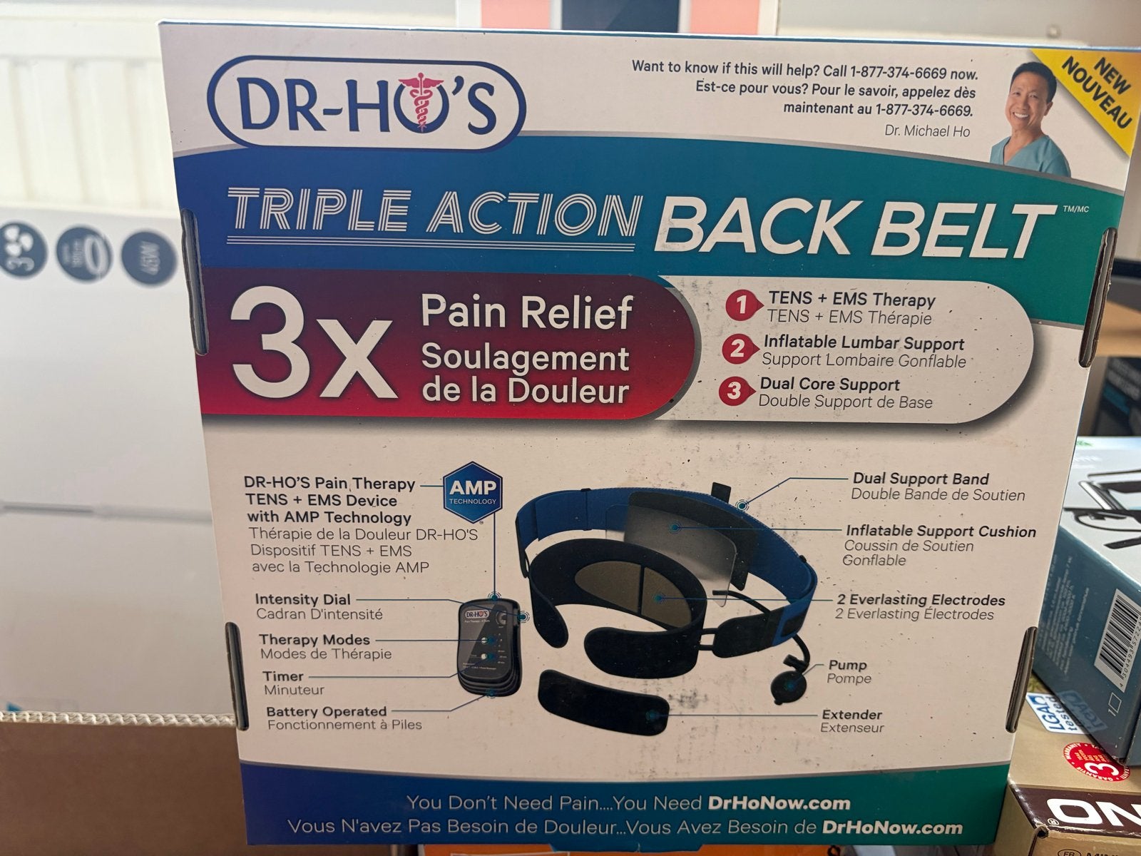 Dr Ho's Triple Action Back Belt - Z.G.A.N., Ophalen, Zo goed als nieuw, Overige typen