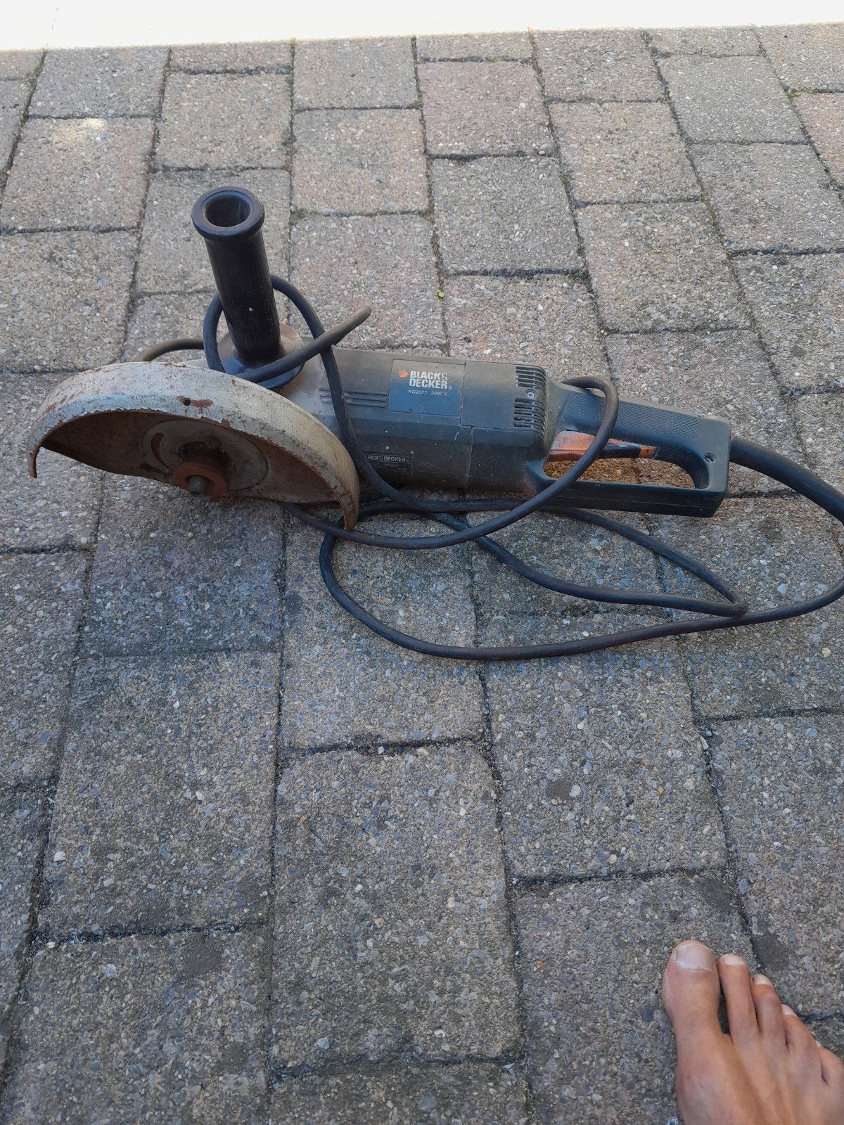slijptol., Doe-het-zelf en Verbouw, Gereedschap | Slijpmachines, Ophalen, Gebruikt, 1000 watt of meer, Haakse handslijpmachine