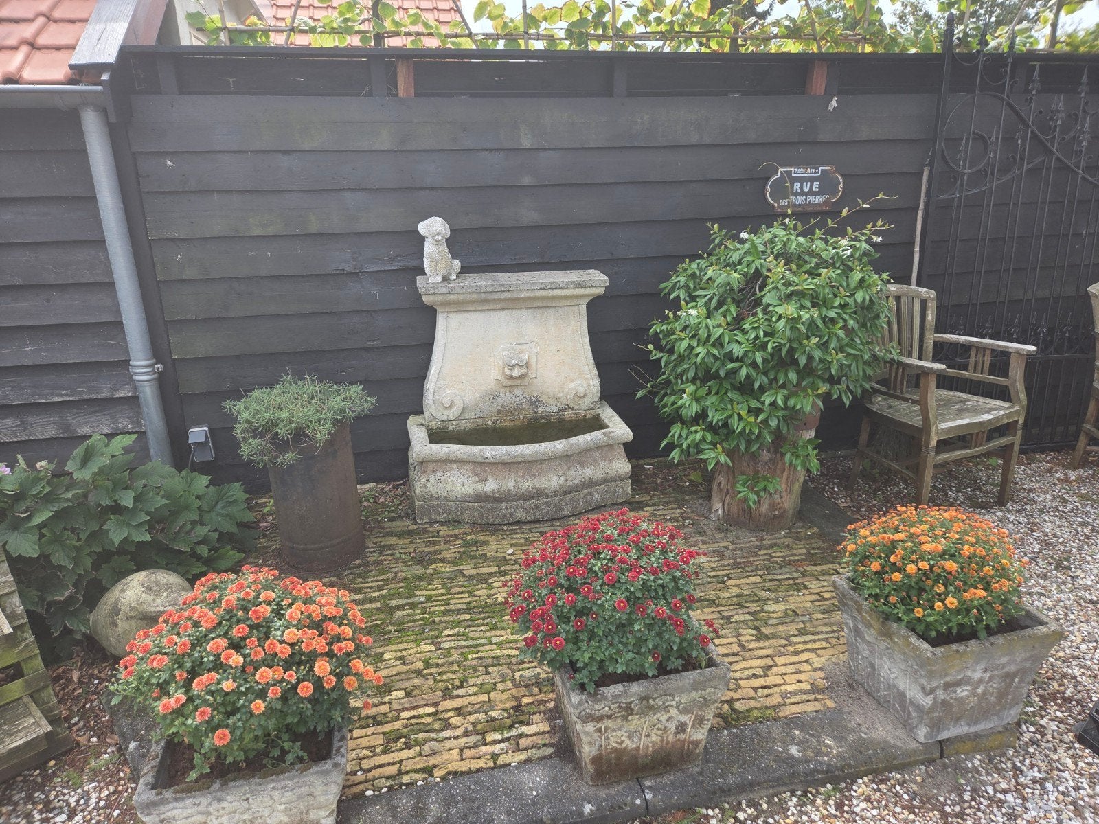 Zandstenen water ornament waterfontein, Ophalen, Zo goed als nieuw, Overige materialen