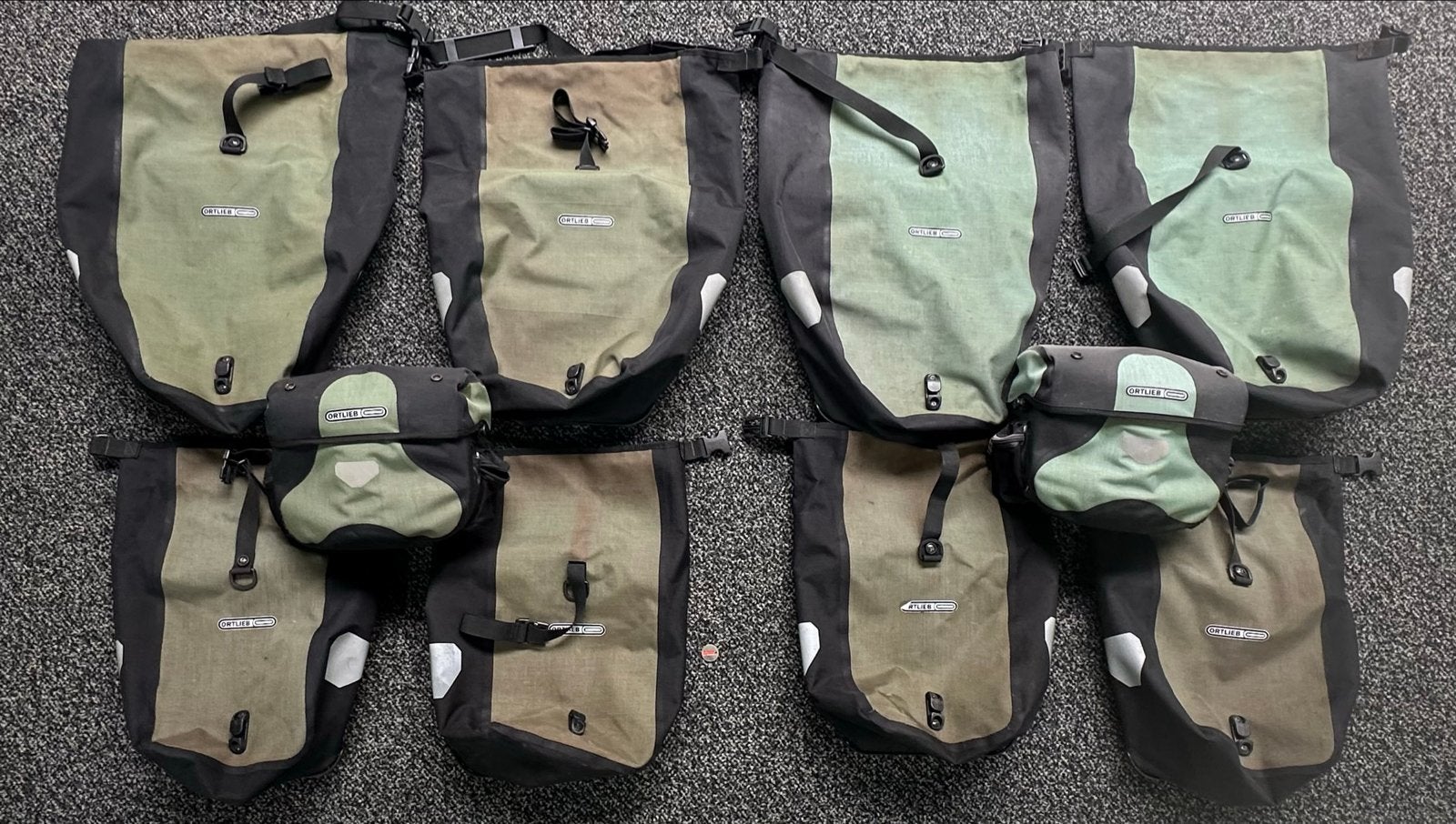 Complete Ortlieb Back-Roller Classic  €125 per set, Minder dan 10 versnellingen, Gebruikt, --, --