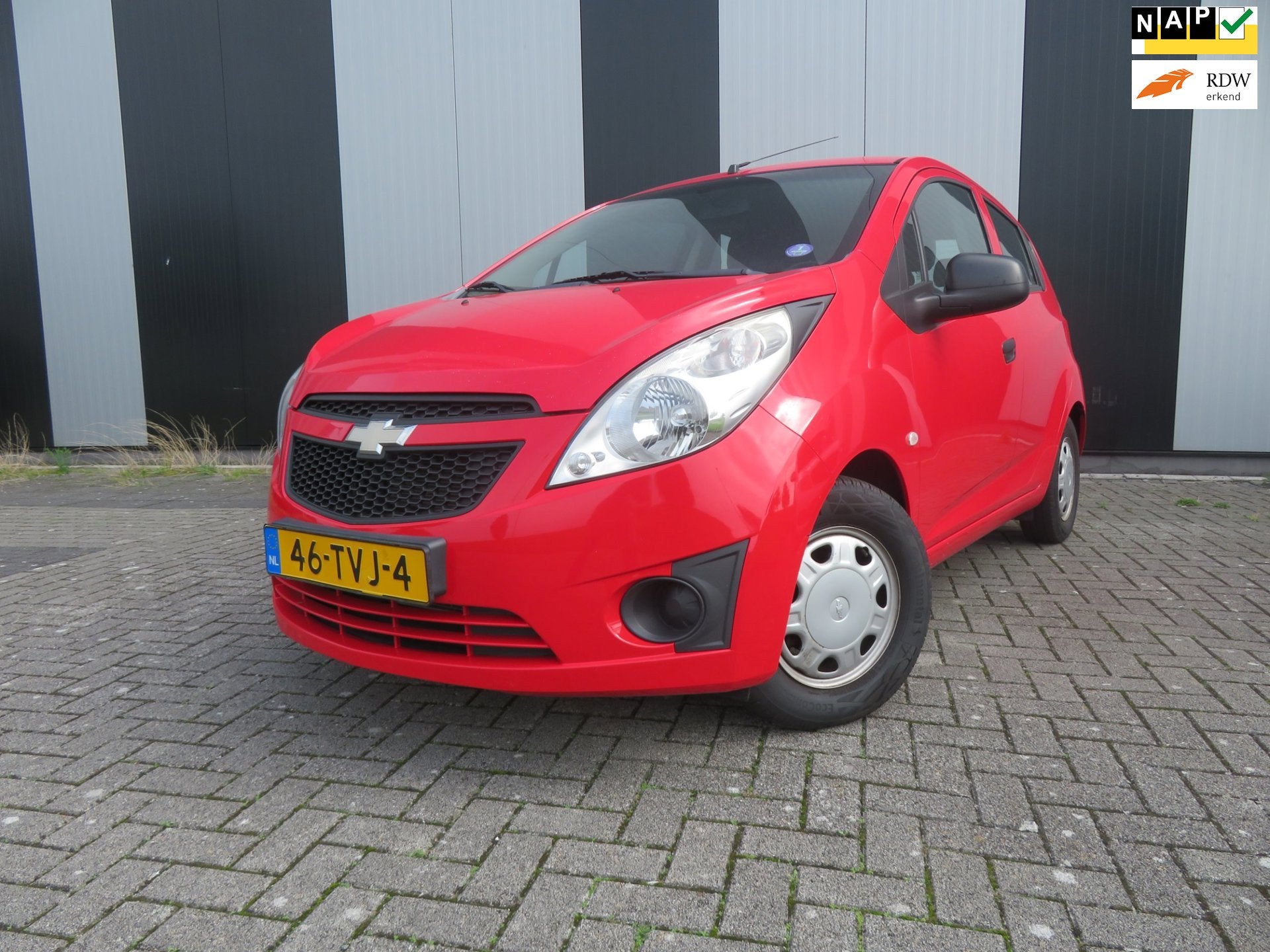 Chevrolet Spark 1.0 16V LS Bi-Fuel, Auto's, Voorwielaandrijving, Stof, Zwart, 4 cilinders