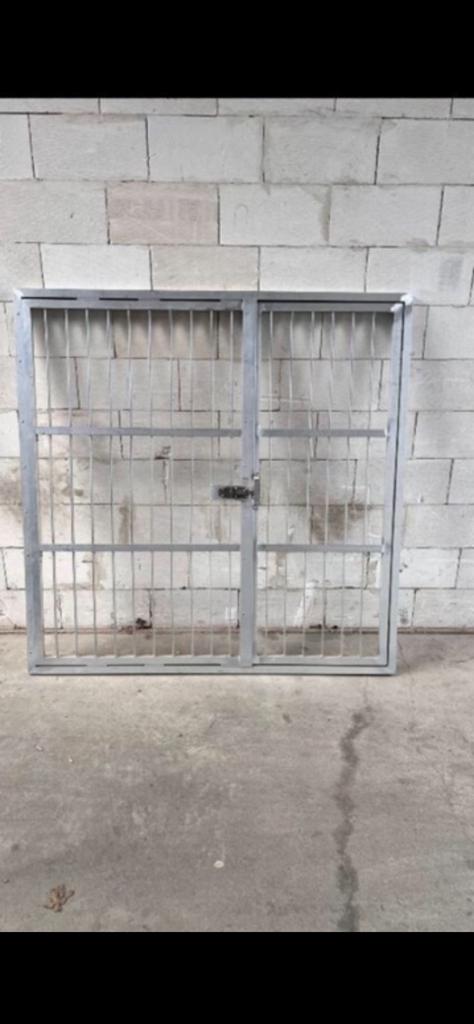 Hek voor honden  kennel met deur, Ophalen, 110 cm of meer, 100 cm of meer