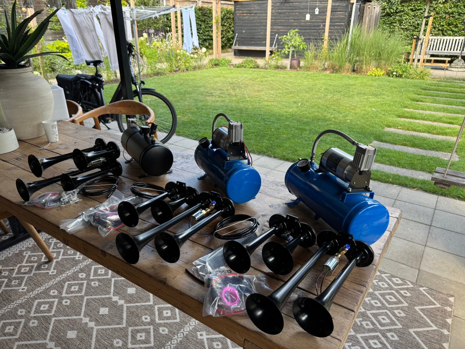 Lucht Hoorn Set 150 dB 3&6liter, Ophalen of Verzenden, Nieuw