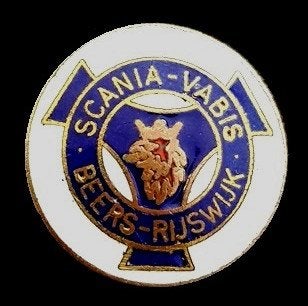 Scania-Vabis Beers-Rijswijk knoop-speld, Verzenden, Nieuw, Transport, Speldje of Pin