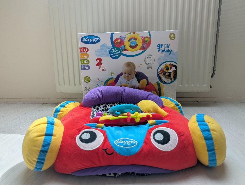 Playgro Grow ‘n Play 2-in-1 Baby Activity Seat, Ophalen of Verzenden, Zo goed als nieuw, Auto, Met licht
