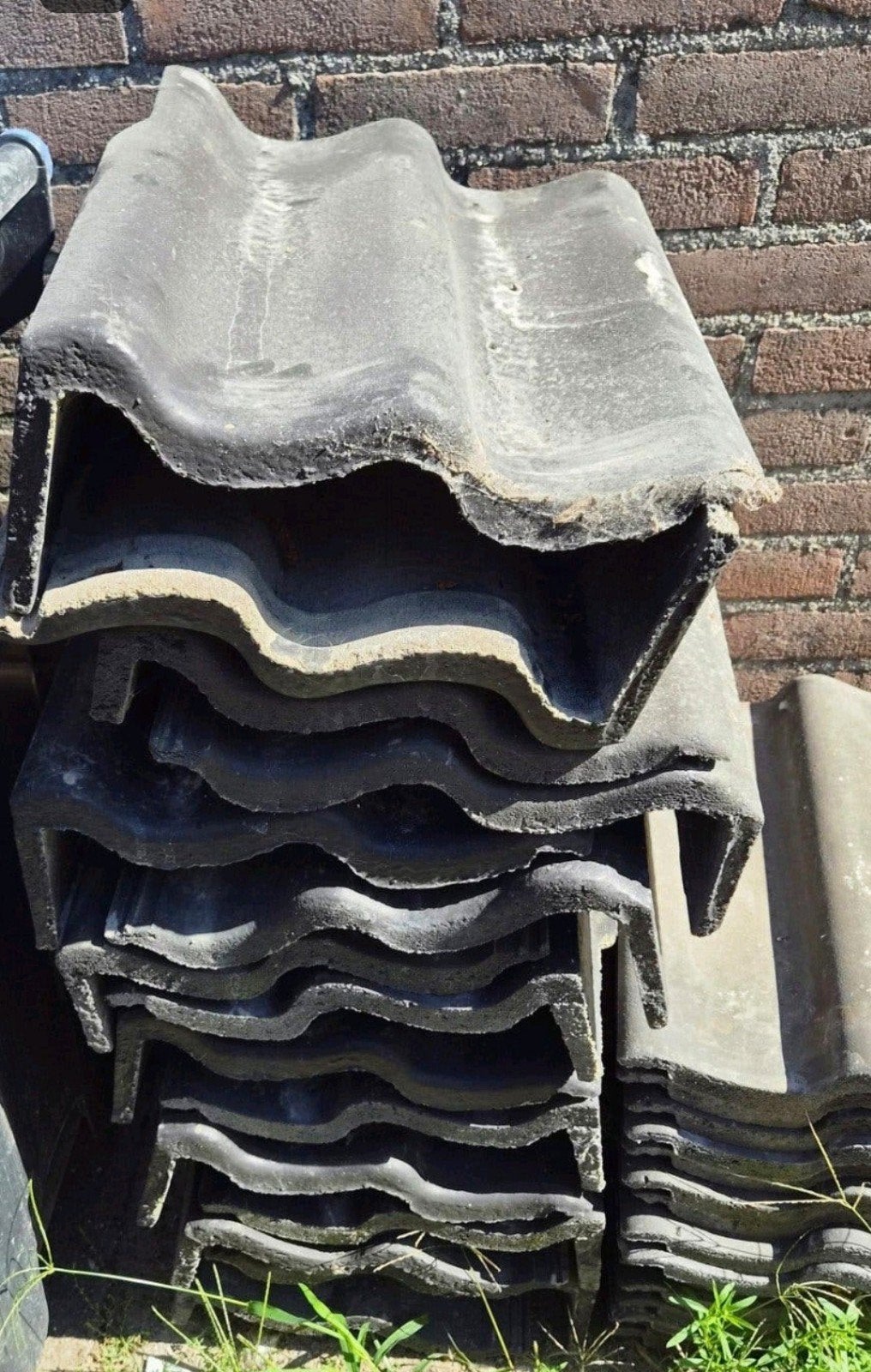 kantpannen en sneldekkers!!, Doe-het-zelf en Verbouw, Dakpannen en Dakbedekking, Ophalen, Steen of Klei, Zo goed als nieuw, Minder dan 5 m²