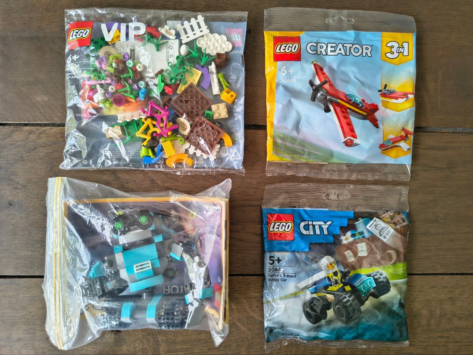 Lego sets: Creator, City en VIP-pakket (4 stuks), Lego, Nieuw, Ophalen of Verzenden, Complete set