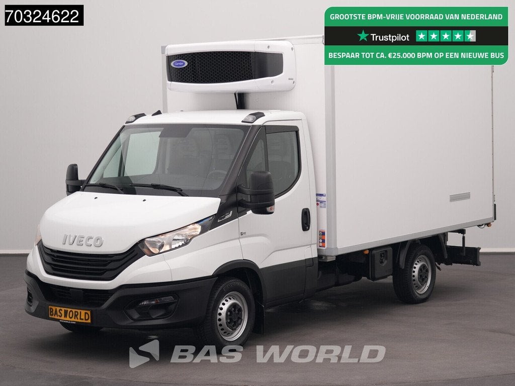 Iveco Daily 35S16 Automaat Koelwagen Vriezer Zijdeur Achterd, Auto's, Automaat, Stof, Gebruikt, Euro 6