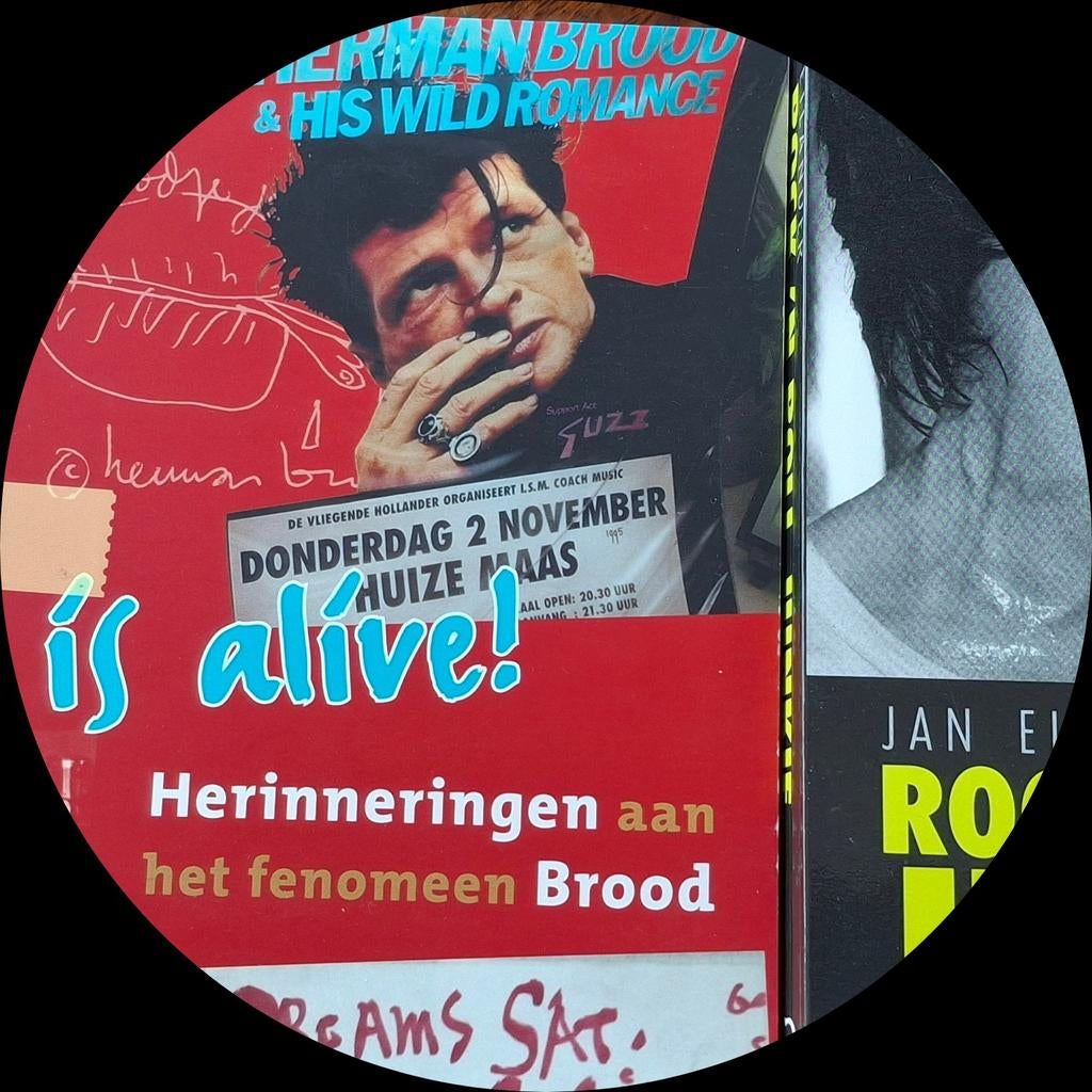2 boeken herman brood  12.50 ex.verzenden., Ophalen of Verzenden, Nieuw, Tv-serie