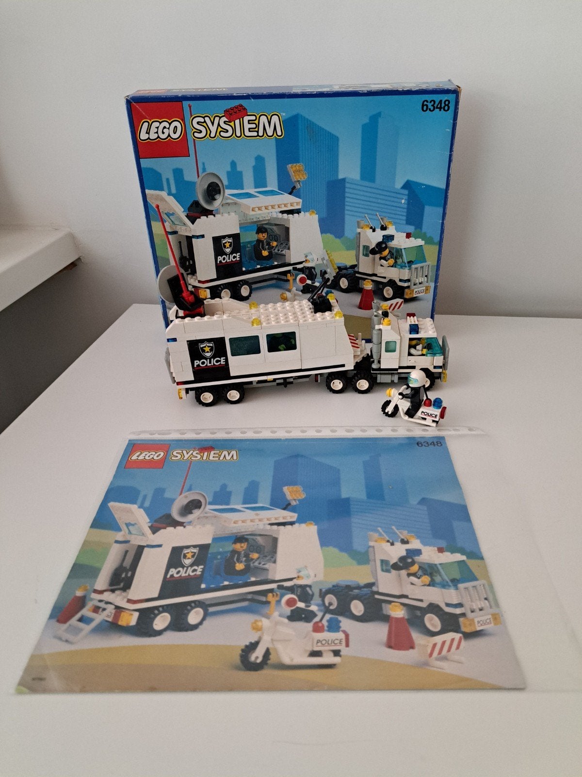 Lego System 6348 Politie Mobiele Eenheid, Inclusief instructies, Lego, Ophalen of Verzenden, Complete set