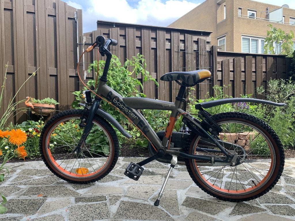 Loekie Booster kinderfiets 18 inch, Fietsen en Brommers, Fietsen | Jongens, Ophalen, Terugtraprem, Gebruikt, Loekie Booster