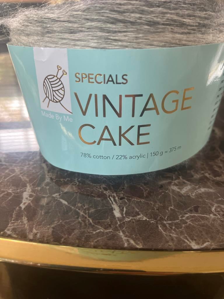 Vintage Cake wol - Made By Me - 78% katoen/22% acryl, Ophalen of Verzenden, Nieuw, Breien of Haken, Wol of Garen