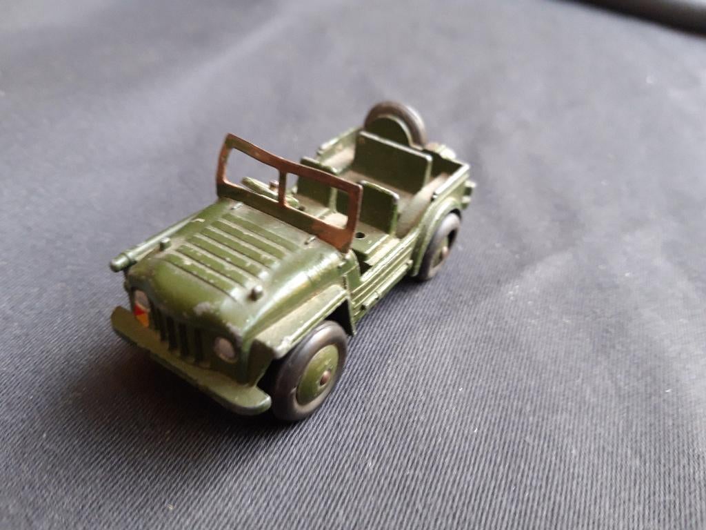 Dinky Toys 674 Austin Champ militair uitgave jaren 50/60, Ophalen of Verzenden, Gebruikt, Auto, Dinky Toys