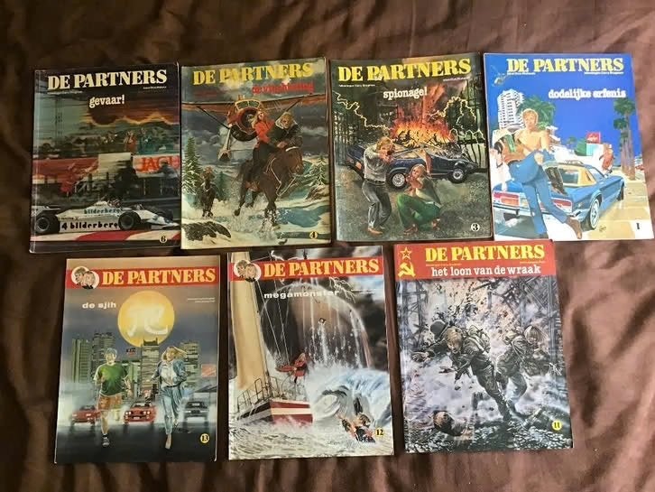 7 delen De Partners door Carry Brugman, Meerdere stripboeken, Ophalen of Verzenden, Gelezen