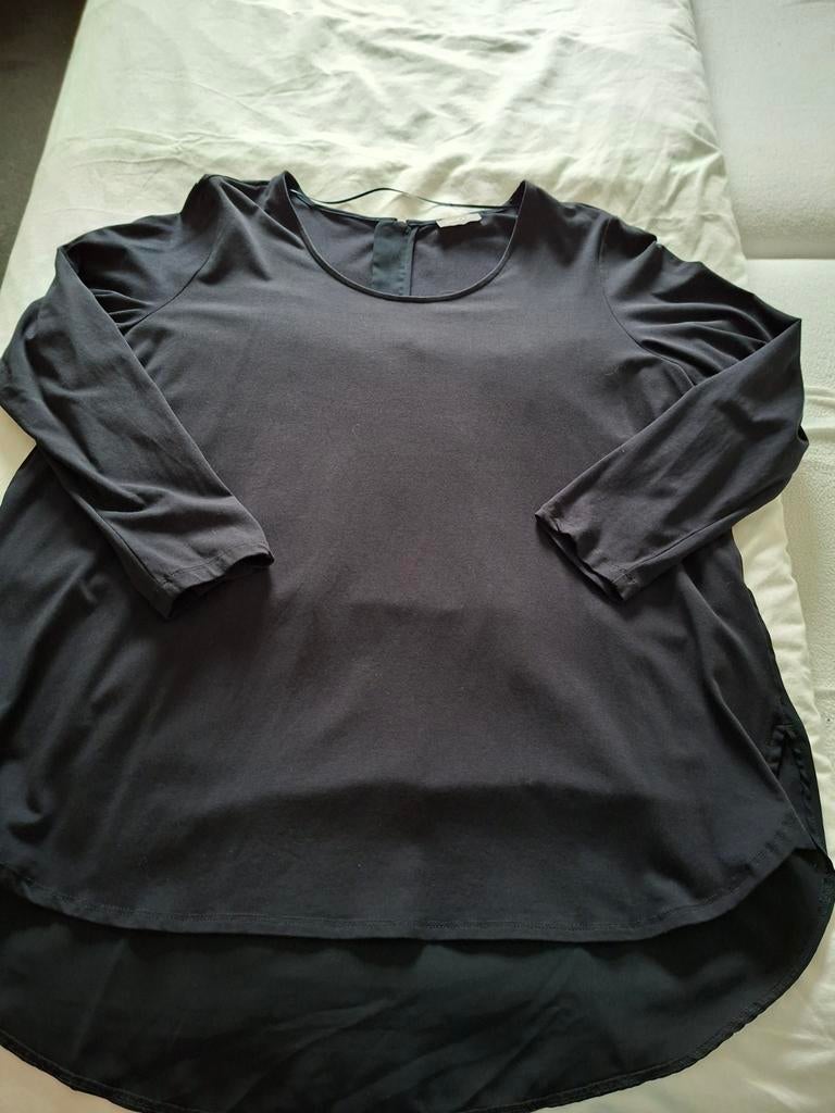Samoon shirt donkerblauw maat 48, Kleding | Dames, Blauw, Maat 46/48 (XL) of groter, Ophalen of Verzenden, Samoon