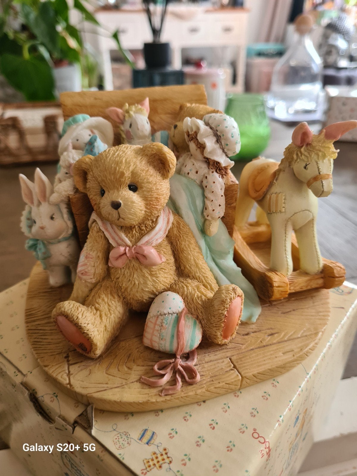 Cherished Teddies Muziekdoos 'My Favorite Things', Ophalen of Verzenden, Zo goed als nieuw, Beeldje, Cherished Teddies