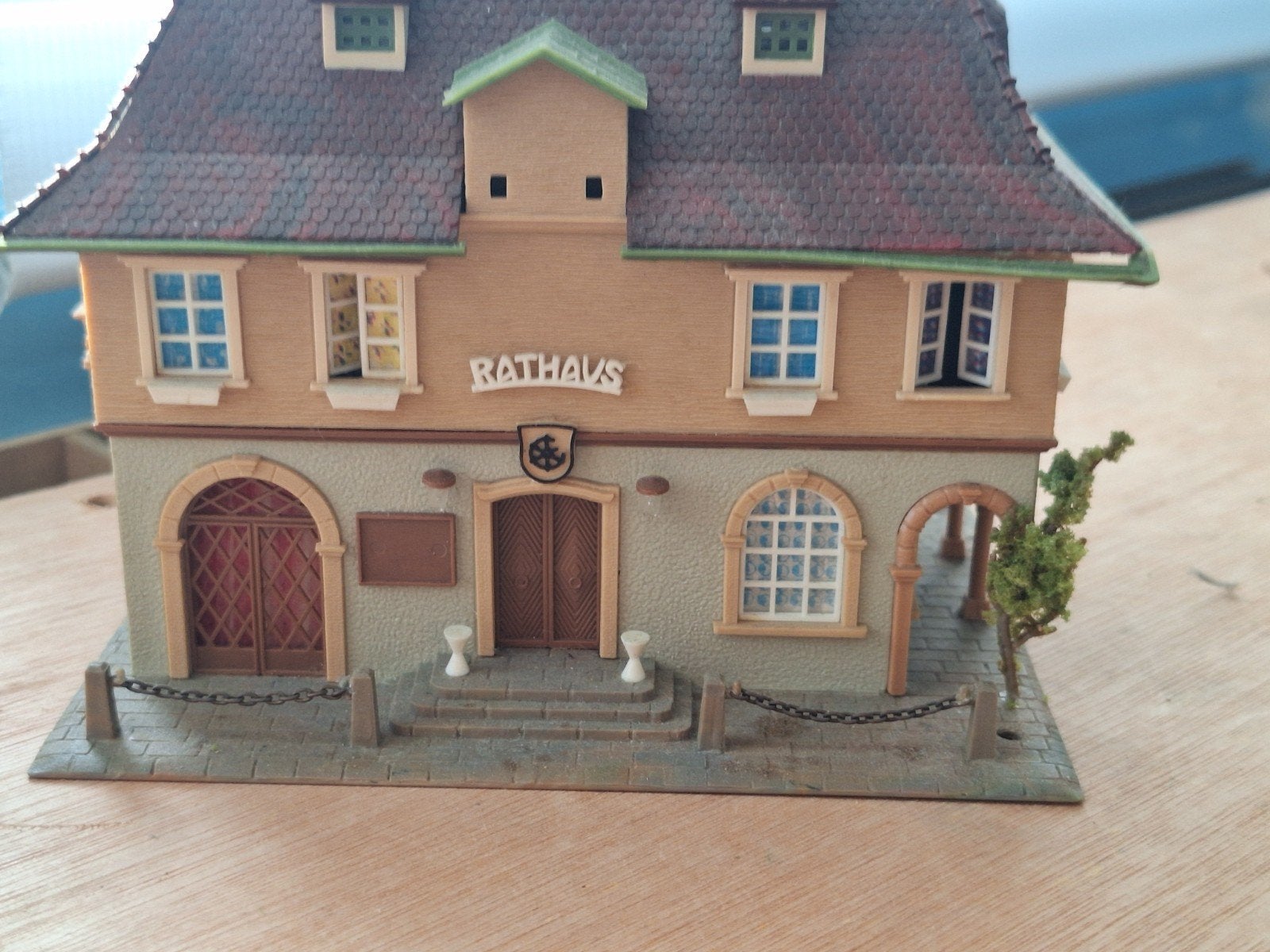 Faller Rathaus HO - Modelbouw Gebouw, Ophalen of Verzenden, Gebruikt, Brug, Tunnel of Gebouw, Overige merken
