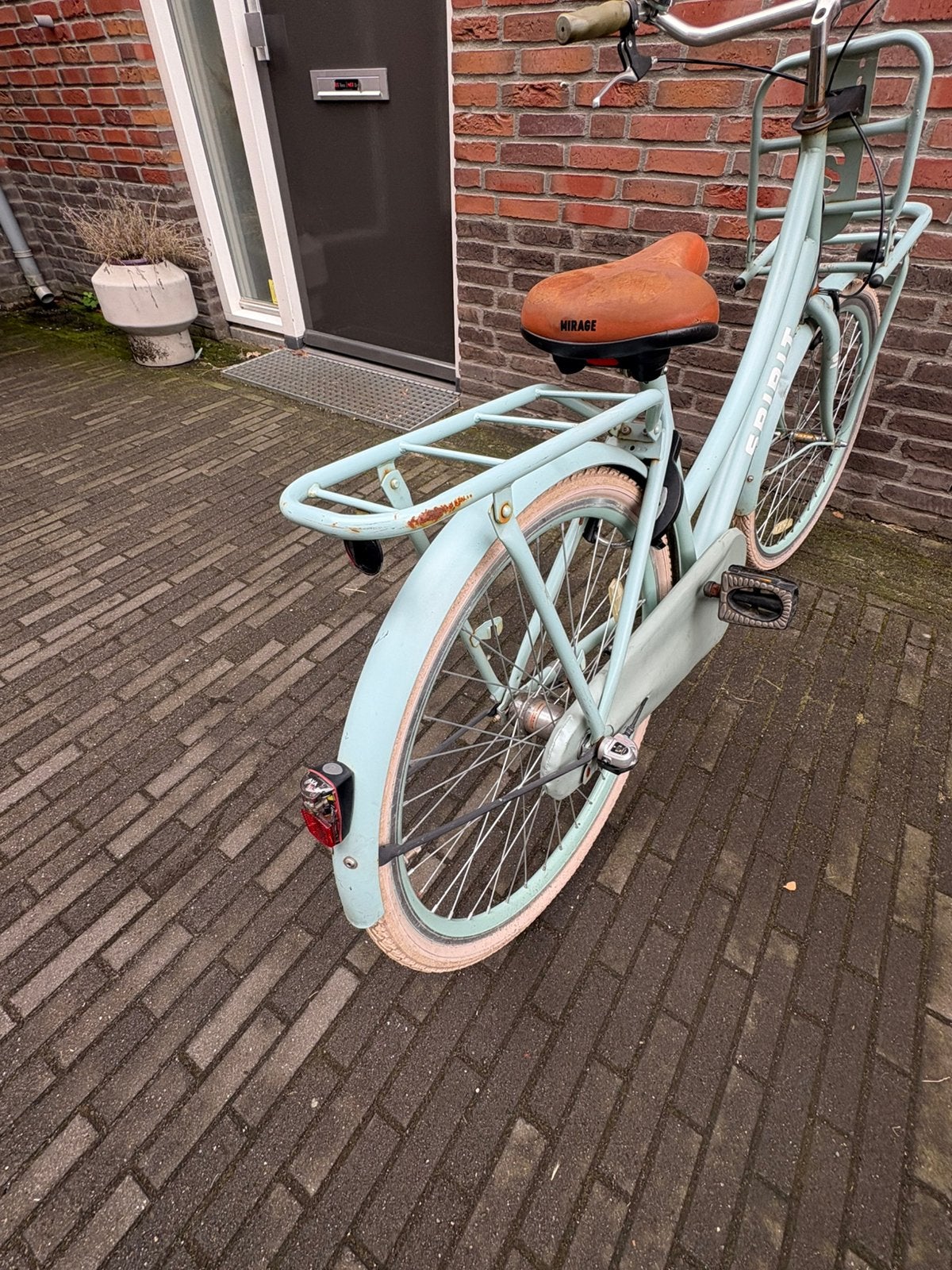 Gratis Cargo spirit fiets opknapper, Fietsen en Brommers, Fietsen | Dames | Moederfietsen, Terugtraprem, Gebruikt, Minder dan 47 cm