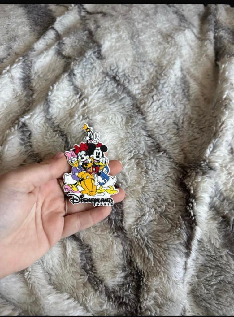 Disney Disneyland Parijs Magneet Mickey Donald Goofy, Ophalen of Verzenden, Mickey Mouse, Zo goed als nieuw, Overige typen
