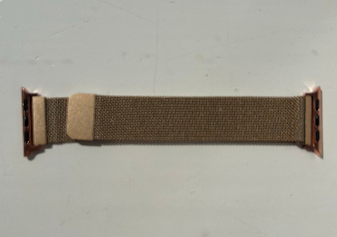 Apple Watch Milanese Loop Band Roségoud, Ophalen of Verzenden, Gebruikt, Roze, IOS