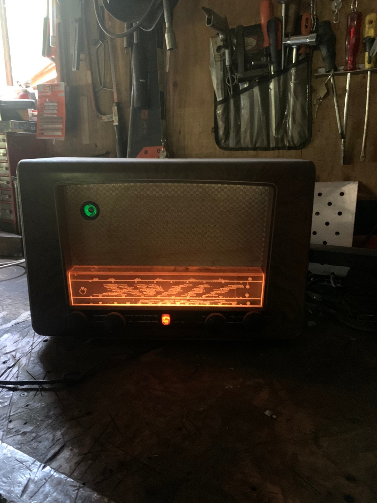 Oude phillips radio., Antiek en Kunst, Ophalen of Verzenden