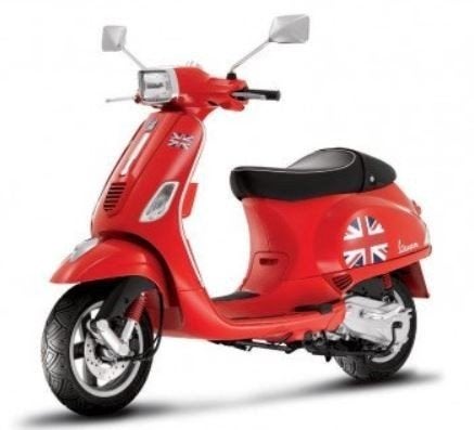 Stickerset Vlag Uk Vespa S Piaggio Orig 605138M004, Ophalen of Verzenden
