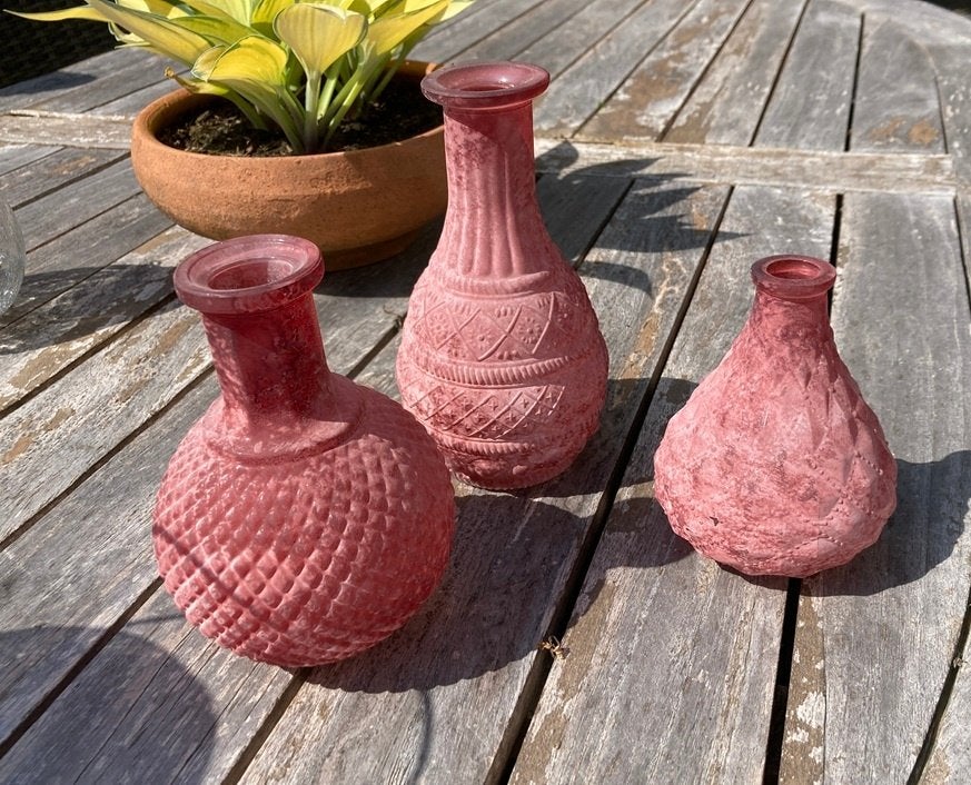 VAAS ROOD FLES, BOL en BUIK MAT 3 dlg set Nieuw, -, -, Nieuw, Ophalen of Verzenden