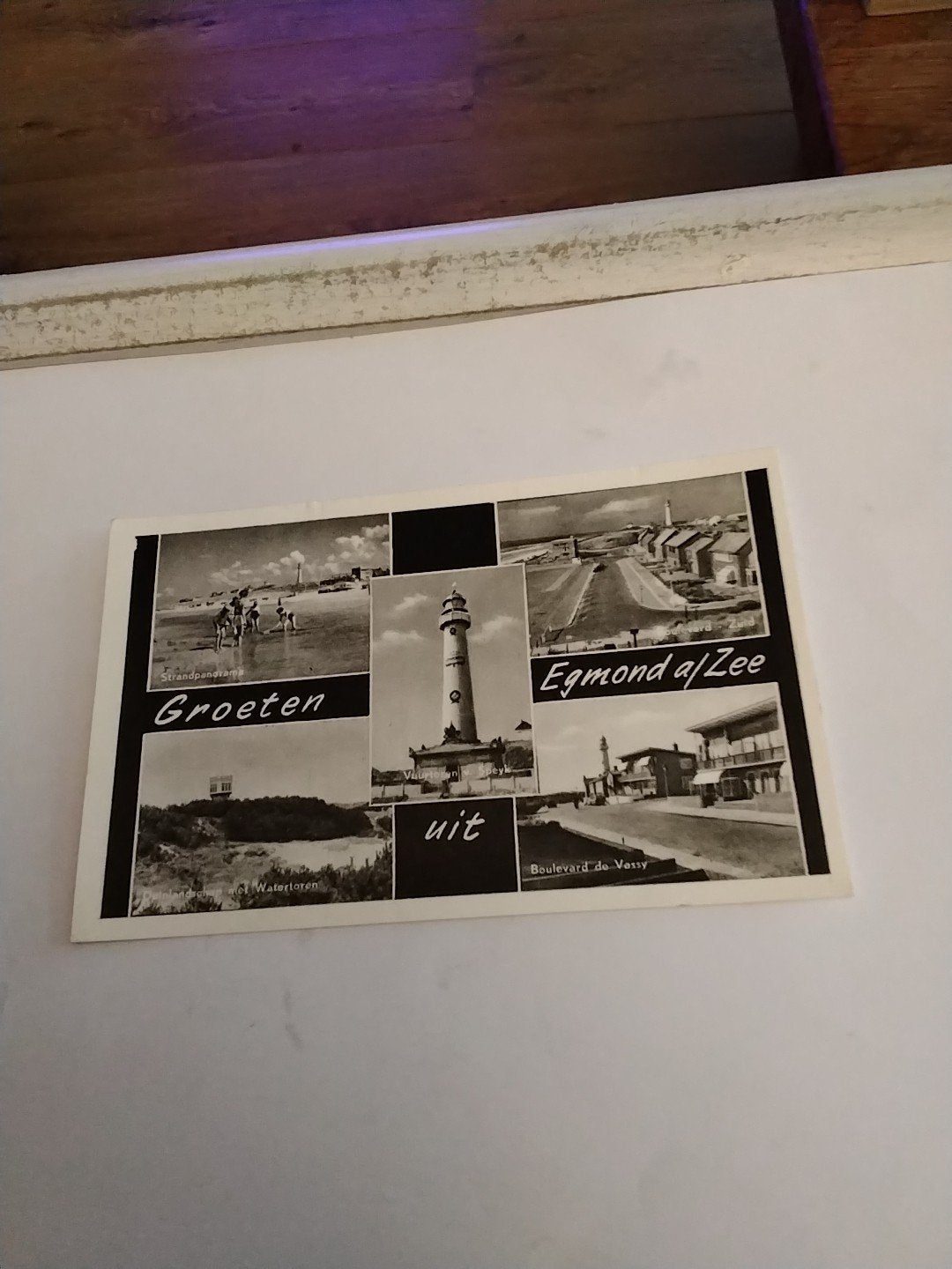 Oude ansichtkaart Egmond aan Zee - Groeten uit, Verzamelen, Ophalen of Verzenden