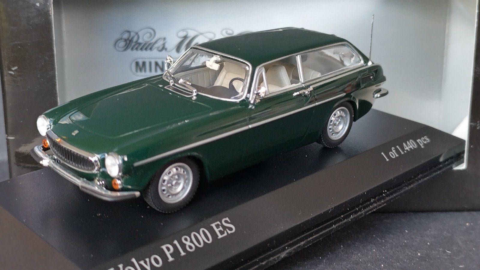 Volvo P1800 ES groen 1:43 Minichamps Pol, Auto, Nieuw, Ophalen of Verzenden, MiniChamps