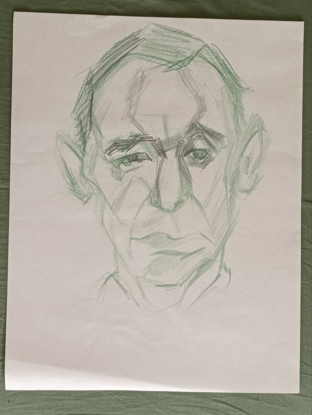 Portret tekening, Ophalen of Verzenden